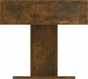 vidaXL Stolik kawowy, przydymiony dąb, 96x50x45 cm 6