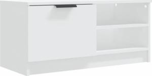 vidaXL Szafka pod telewizor, biała, 80x35x36,5 cm 2
