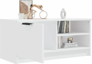 vidaXL Szafka pod telewizor, biała, 80x35x36,5 cm 4