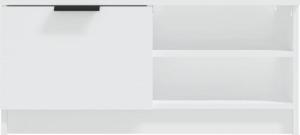 vidaXL Szafka pod telewizor, biała, 80x35x36,5 cm 5