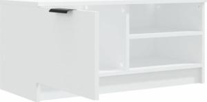 vidaXL Szafka pod telewizor, biała, 80x35x36,5 cm 6
