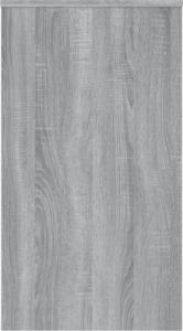 Biurko vidaXL Szare 90 cm x 40 cm 6