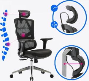 Krzesło biurowe Angel Dakota 2.0 Czarne 2