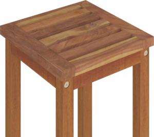 vidaXL vidaXL Stołki barowe, 4 szt., lite drewno akacjowe 4