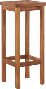 vidaXL vidaXL Stołki barowe, 6 szt,. lite drewno akacjowe 3