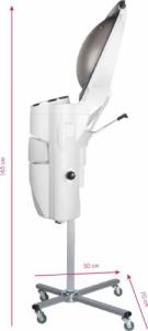 Gabbiano Sauna fryzjerska stojąca biała z aktywnym ozonem 5