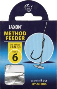 Jaxon Przypon Jaxon Method Feeder MFB #6 0,22 10cm 8szt 1