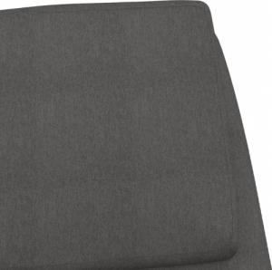 vidaXL vidaXL Fotel, ciemnoszary, obity tkaniną 6