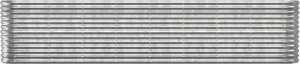 vidaXL Donica ogrodowa, malowana proszkowo stal, 332x40x68 cm, srebrna 3