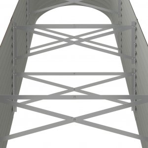 vidaXL Donica ogrodowa z malowanej proszkowo stali, 296x80x68 cm, brąz 5