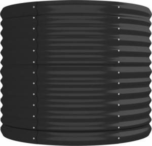 vidaXL vidaXL Donica ogrodowa, malowana proszkowo stal 296x80x68 cm, antracyt 4