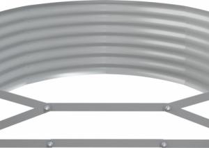 vidaXL vidaXL Donica ogrodowa, malowana proszkowo stal, 249x100x36 cm zielona 5