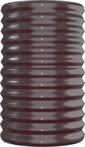 vidaXL vidaXL Donica ogrodowa, malowana proszkowo stal, 260x40x68 cm, brąz 4