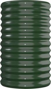 vidaXL vidaXL Donica ogrodowa, malowana proszkowo stal, 260x40x68 cm, zielona 4