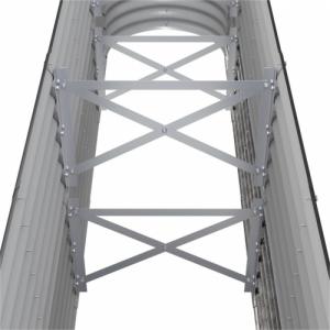 vidaXL vidaXL Donica ogrodowa, malowana proszkowo stal, 260x40x68 cm antracyt 5