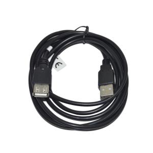 Kabel USB Vakoss USB 2.0 A-A F/M 1,8m czarny (TC-U1297K) 1