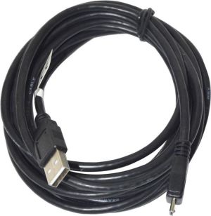 Kabel USB Vakoss Micro USB 2.0 A-B M/M 3m, czarny (TC-U1281K) 1