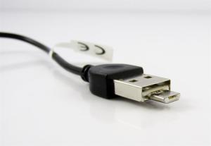 Kabel USB Vakoss USB-A - 0.3 m Czarny (TC-U1293K) 2