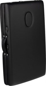 Activeshop STÓŁ SKŁADANY DO MASAŻU ALUMINIOWY KOMFORT ACTIV FIZJO 2 SEGMENTY CZARNY 3