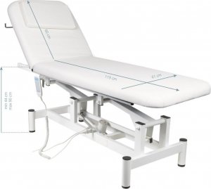 Activeshop LEŻANKA ELEKTR. DO MASAŻU 079 1 SILN. BIAŁA 7