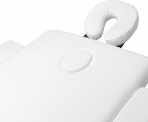 Activeshop STÓŁ SKŁADANY DO MASAŻU ALUMINIOWY KOMFORT ACTIV FIZJO 3 SEGMENTOWY WHITE 6
