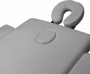 Activeshop STÓŁ SKŁADANY DO MASAŻU ALUMINIOWY KOMFORT ACTIV FIZJO 2 SEGMENTOWY SZARY 4