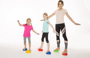 Tullo Półkula sensoryczna niebieska/żółta 2szt 6