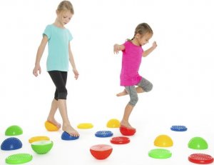 Tullo Półkula sensoryczna niebieska/żółta 2szt 7