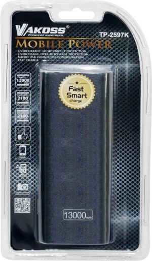 Powerbank Vakoss TP-2597K 13000 mAh Czarny 3