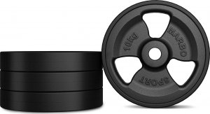 Marbo Sport Obciążenie żeliwne gumowane 10 kg MW-O10G-kier - Marbo Sport 2