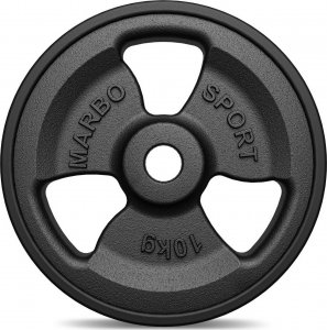 Marbo Sport Obciążenie żeliwne gumowane 10 kg MW-O10G-kier - Marbo Sport 3