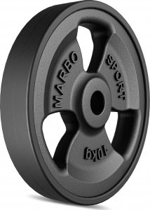 Marbo Sport Obciążenie żeliwne gumowane 10 kg MW-O10G-kier - Marbo Sport 4