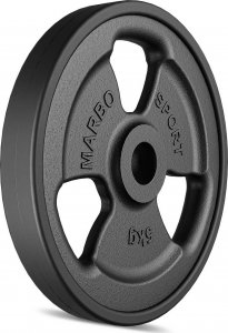 Marbo Sport Obciążenie żeliwne gumowane 5 kg MW-O5G-kier - Marbo Sport 4