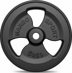 Marbo Sport Obciążenie żeliwne gumowane 15 kg MW-O15G-kier - Marbo Sport 4