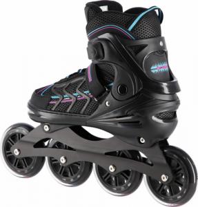 Rolki Nils Extreme NA1128 szybkościowe regulowane czarne r. 39-42 3