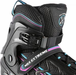 Rolki Nils Extreme NA1128 szybkościowe regulowane czarne r. 39-42 7