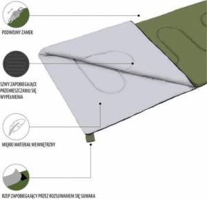 Nils Extreme Śpiwór NC2002 zielony 2