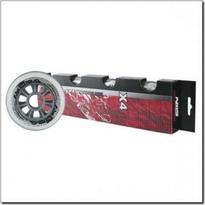 Nils Extreme Kółka do rolek PU 90x24mm 82A przezroczyste (16-2-288) 4
