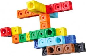 Learning Resources Klocki Kostki Matematyczne Zestaw MathLink Cubes 3