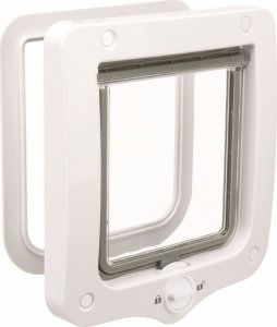 Trixie Drzwiczki dla kota 2-Way, 20 22 cm, białe (TX-44201) 2