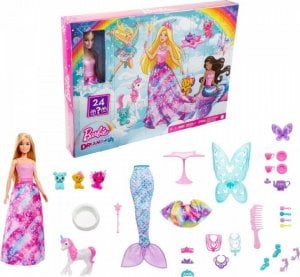 Kalendarz adwentowy Barbie Kraina Fantazji HGM66 1