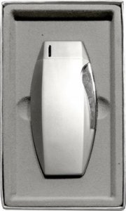 Unilight Zapalniczka metalowa upominkowa OVAL Satin Chrome 2