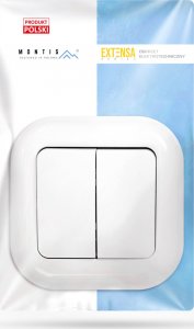 Montis Łącznik instalacyjny świecznikowy WP-2F MONTIS EXTENSA MT055SW 2