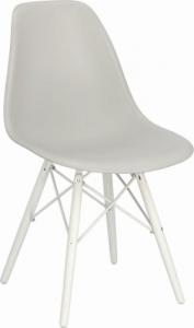 D2.DESIGN Krzesło P016W PP light grey/white 1