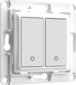 Shelly Home Shelly Accessories "Wall Switch 2" Wandtaster 2-fach Weiß 1