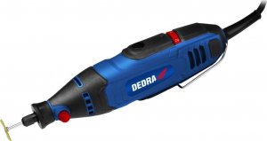 Szlifierka Dedra Miniszlifierka 135W - zestaw z akcesoriami 215 szt, walizka 2