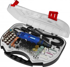 Szlifierka Dedra Miniszlifierka 135W - zestaw z akcesoriami 215 szt, walizka 3