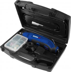 Szlifierka Dedra Miniszlifierka 170W - zestaw z akcesoriami 44 szt, walizka 4