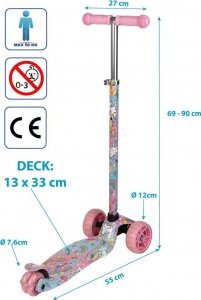 Hulajnoga Enero Maxi Różowy (1024608) 5