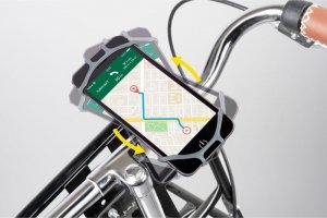 Dunlop uchwyt na telefon silikonowy Dunlop obracany 360 stopni szary 3